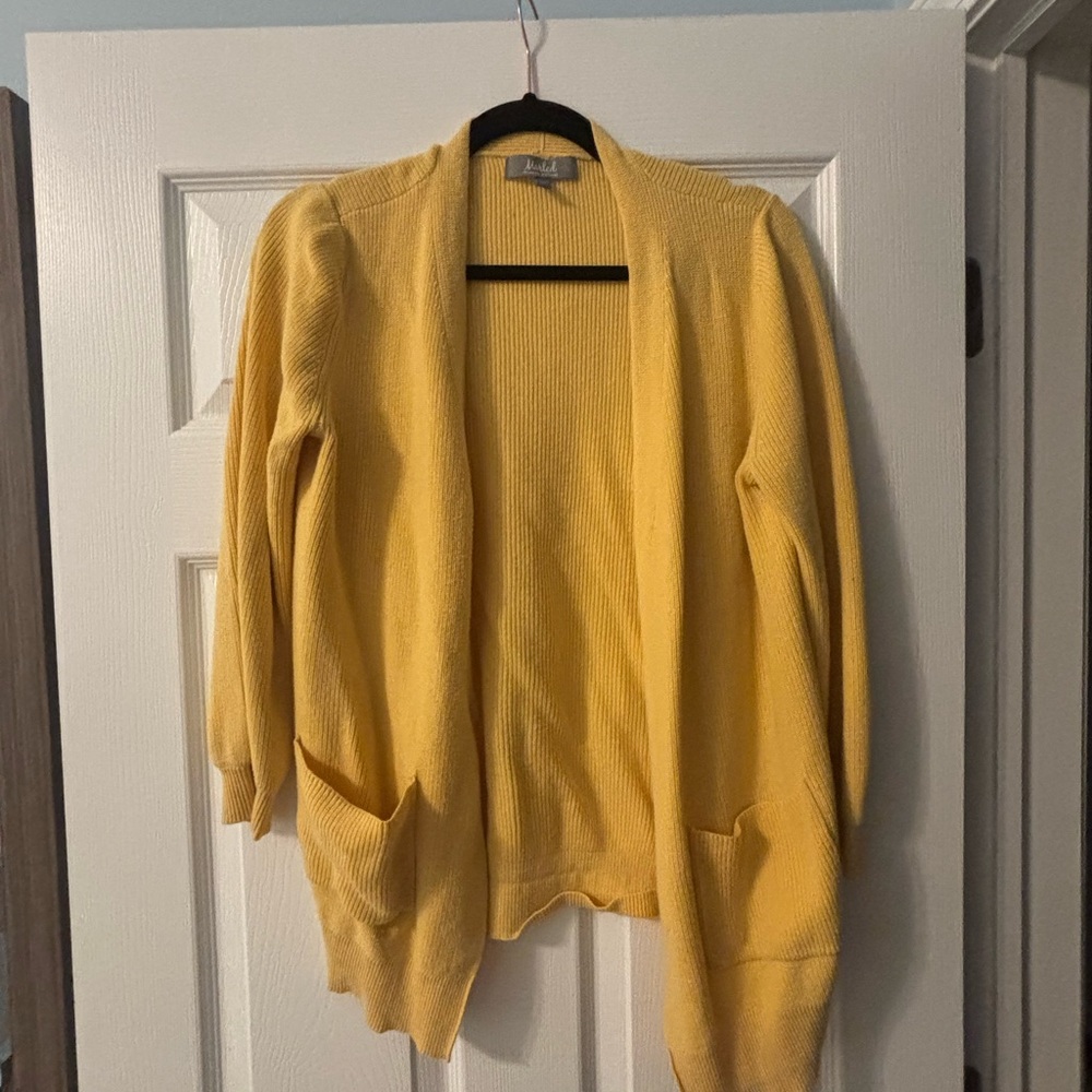 Marled Sunny Yellow Cardigan